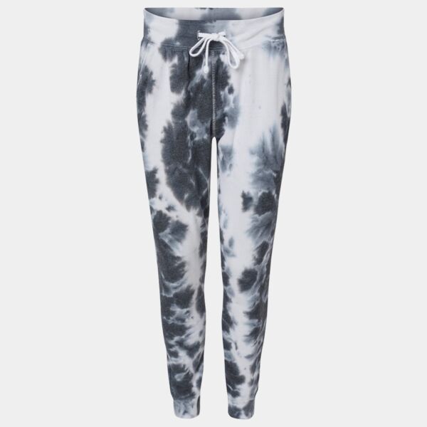Women's Tie-Dyed Fleece Joggers Thumbnail