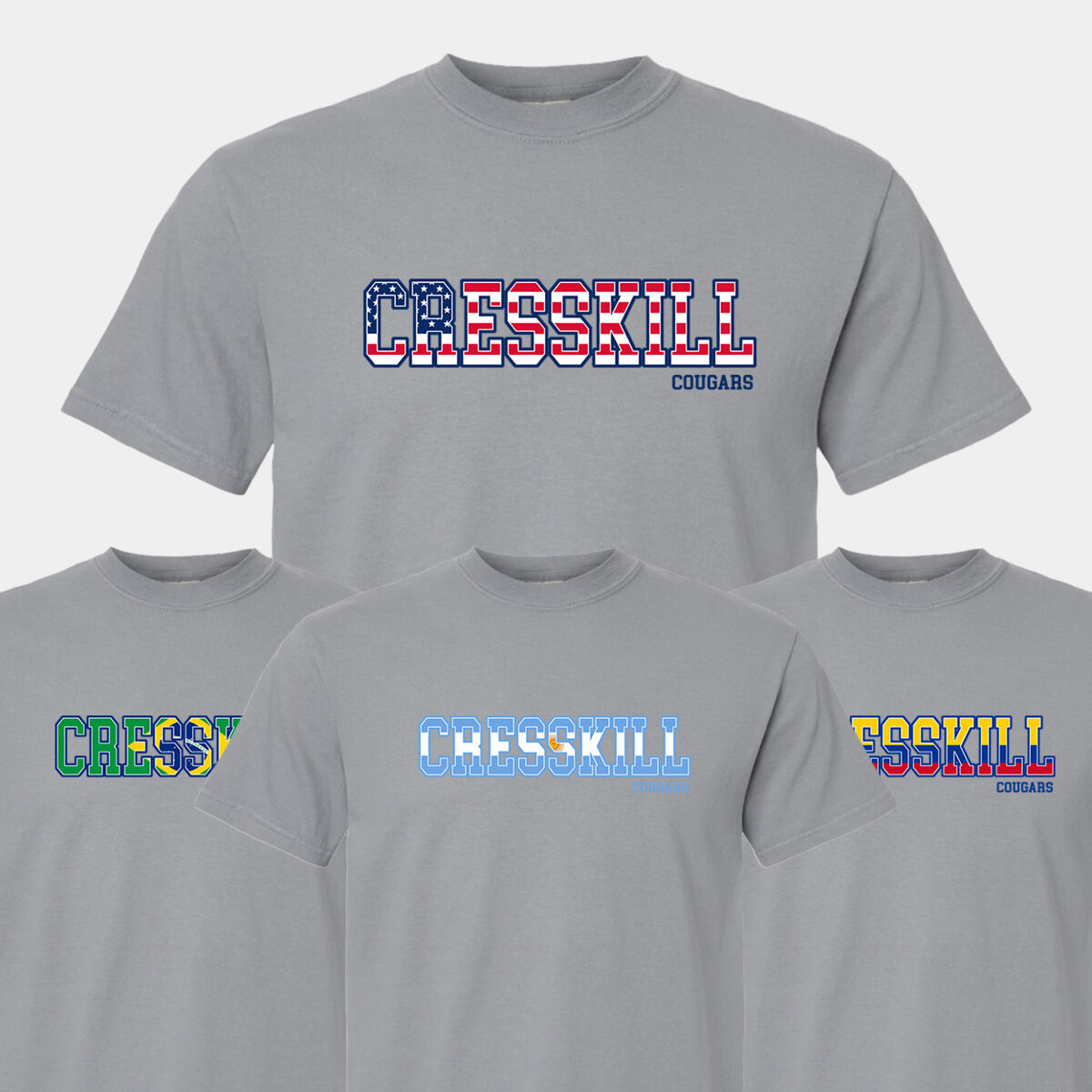 Custom Flag Adult Garment-Dyed Heavyweight T-Shirt Thumbnail